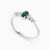 LDR2171 - Oval Diamond & Green Stones Ring in 18K Gold - RN409924W18HEM1-3.jpg