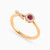 LDR2165 - Circle Diamond & Red Stone Ring in 18K Gold - RN404936P18HRU1-3.jpg
