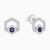 LDE545 - Hexagon Diamond & Blue Stone Stud Earrings in 18K Gold - ER413810W18HSA1-3.jpg