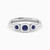 LDR2163 - Circle Diamond & Blue Stone Ring in 18K Gold - RN404752W18HSA1-1.jpg