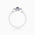 LDR2161 - Oval Diamond & Blue Stone Ring in 18K Gold - RN402618W18HSA1-4.jpg