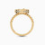 LDR2160 - Circle Diamond & Enamel Coated Ring in 18K Gold - AJR35572-3.jpg