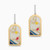 LDE542 - Painting Diamond & Enamel Coated Drop Earrings in 18K Gold - SAE05094-3.jpg