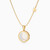 LDN1823 - Circle Diamond & Enamel Coated Necklace in 18K Gold - AJP11585A-2.jpg