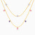 MLN35 - Round Colored Stones Layered Necklace in 18K Gold - 21046030133-1.jpg