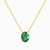 MLN65 - Oval Green Stones Necklace in 18K Gold - 21046030191-1.jpg
