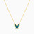 MLN649 - Butterfly Colored Stones Necklace in 18K Gold - 21046110707-3.jpg