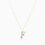 LIN654 - Letter F Colored Stones Necklace in 18K Gold - 111404180135-3.jpg