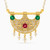 LIN434 - Arabesque Colored Stones Necklace in 18K Gold - 111407180011-1.jpg