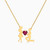 LIN711 - Couple Colored Stone Necklace in 18K Gold - 111404130295-1.jpg