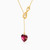 LIN944 - Heart Rose Stone Necklace in 18K Gold - 111410130006-2.jpg