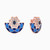 LDE583 - Cutwork Diamond & Enamel Coated Stud Earrings in 18K Gold - KE611421SB-1.jpg