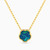 MLN641 - Flower Colored Stones Necklace in 18K Gold - 21046110704-1.jpg