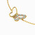 MLB292 - Butterfly Colored Stones Chain Bracelet in 18K Gold - 21047030068-3.jpg