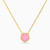 MLN676 - Flower Rose Stone Necklace In 18K Gold - 21046110703-1.jpg