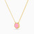 MLN676 - Flower Rose Stone Necklace In 18K Gold - 21046110703-2.jpg