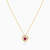 LIN598 - Heart Diamond & Colored Stones Necklace in 18K Gold - 111405180270-3.jpg