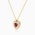 LIN598 - Heart Diamond & Colored Stones Necklace in 18K Gold - 111405180270-2.jpg
