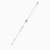 WB11 - Rectangle Green Stones Sterling Silver Chain Bracelet - 87357818-3.jpg