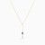 LIN502 - Baguette Pearl & Blue Stone Chain Necklace in 18K Gold - 111406140008-3.jpg