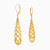 WE177 - Pear Clear Stone Gold Plated Drop Earrings - GE02383A-4.jpg