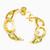 WE171 - Circle Colored Stones Gold Plated Stud Earrings - GE12941A-4.jpg