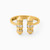 MLR337 - Heritage Clear Stone Two headed Ring in 18K Gold - 21048110564-1.jpg