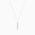 LIN369 - Round Clear Stone Necklace in 18K Gold - 111401200006-2.jpg