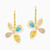 WE188 - Flower Colored Stones Gold Plated Drop Earrings - GE13673A-3.jpg