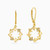 WE187 - Flower Clear Stone Gold Plated Drop Earrings - GE13323A-1.jpg