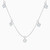LIN322 - Flower Cubic Zirconia Charms Necklace in 18K Gold - 111401200005-1.jpg