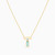 LIN1043 - Baguette Colored Stones Necklace in 18K Gold - 111404150397-4.jpg