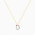 LIN100 - Letter D Colored Stones Necklace in 18K Gold - 111404180133-3.jpg