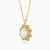 WN245 - Sun Colored Stones Gold Plated Necklace - GP14196A-2.jpg