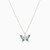 WN234 - Butterfly Blue Stone Sterling Silver Necklace - GP14700A-3.jpg