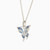 WN237 - Butterfly Blue Stone & Enamel Coated Sterling Silver Necklace - GP14703A-2.jpg