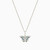 WN236 - Butterfly Blue Stone Sterling Silver Necklace - GP14702A-3.jpg