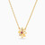 LIN729 - Flower Rose Stone Necklace in 18K Gold - 111404180289 - 2.jpg