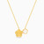 LIN393 - Flower Colored Stones Necklace in 18K Gold - 111405110066-3.jpg