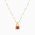 LIN585 - Lock Red Stone Necklace in 18K Gold - 111404130262-3.jpg