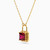 LIN585 - Lock Red Stone Necklace in 18K Gold - 111404130262-2.jpg