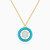 LIN863 - Circle Cubic Zirconia & Enamel Coated Necklace in 18K Gold - 111413170001-1.jpg
