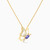 LIN766 - Butterfly Colored Stones Necklace in 18K Gold - 111405160291-1.jpg