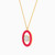 LIN862 - Oval Cubic Zirconia & Enamel Coated Necklace in 18K Gold - 111413110003-2.jpg