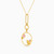 LIN448 - Circle Colored Stones Necklace in 18K Gold - 111404180068-2.jpg