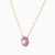 LIN777 - Circle Purple Stone Necklace in 18K Gold - 111404160343-2.jpg