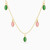 LIN390 - Oval Colored Stones Chain Necklace in 18K Gold - 111404180053-1.jpg