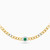 LIN496 - Round Diamond & Green Stones Chain Necklace in 18K Gold - 111404120125-3.jpg