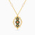 LIN56 - Arabesque Colored Stones Necklace in 18K Gold - 111405100247-1.jpg