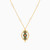 LIN56 - Arabesque Colored Stones Necklace in 18K Gold - 111405100247-3.jpg
